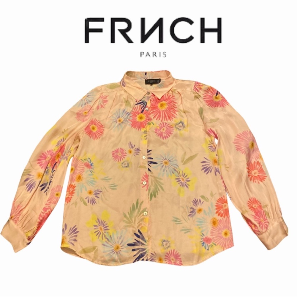 FRNCH Multicolor Floral Blouse